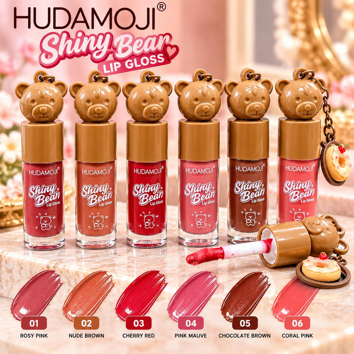 Hudamoji Teddy Gloss (Buy 1 Get 1 Free)