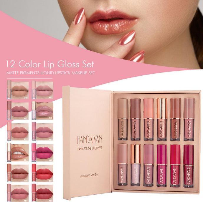 Handiyan 12 Pcs Lipstick Gift Set