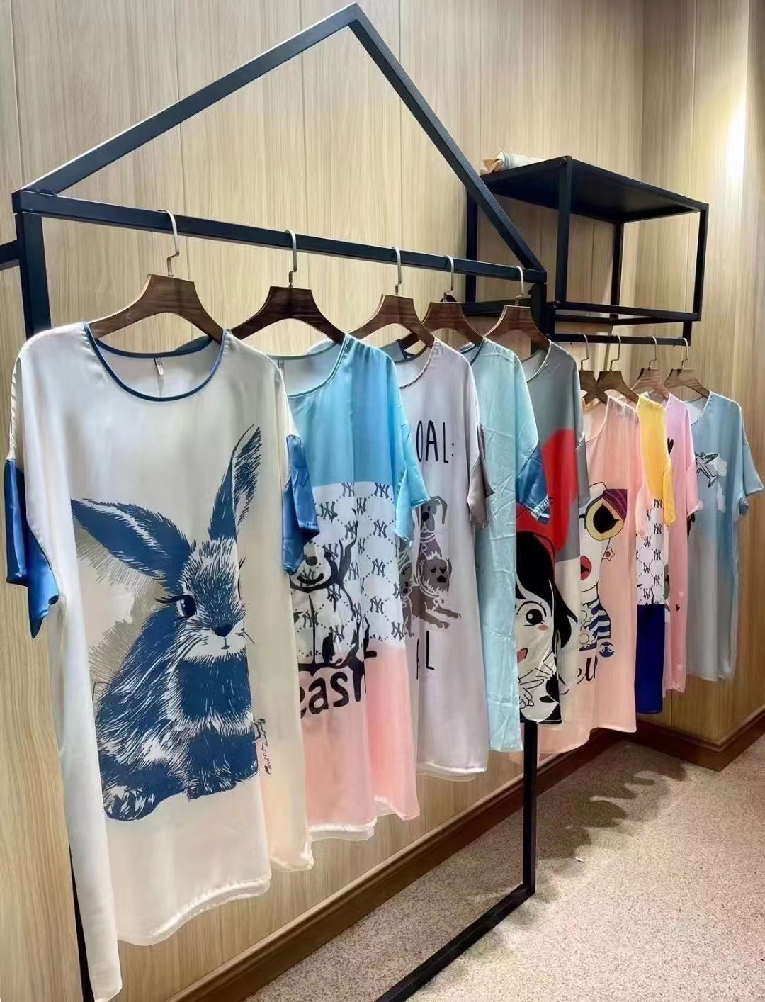 Full Long Nightwear Shirt - Silk