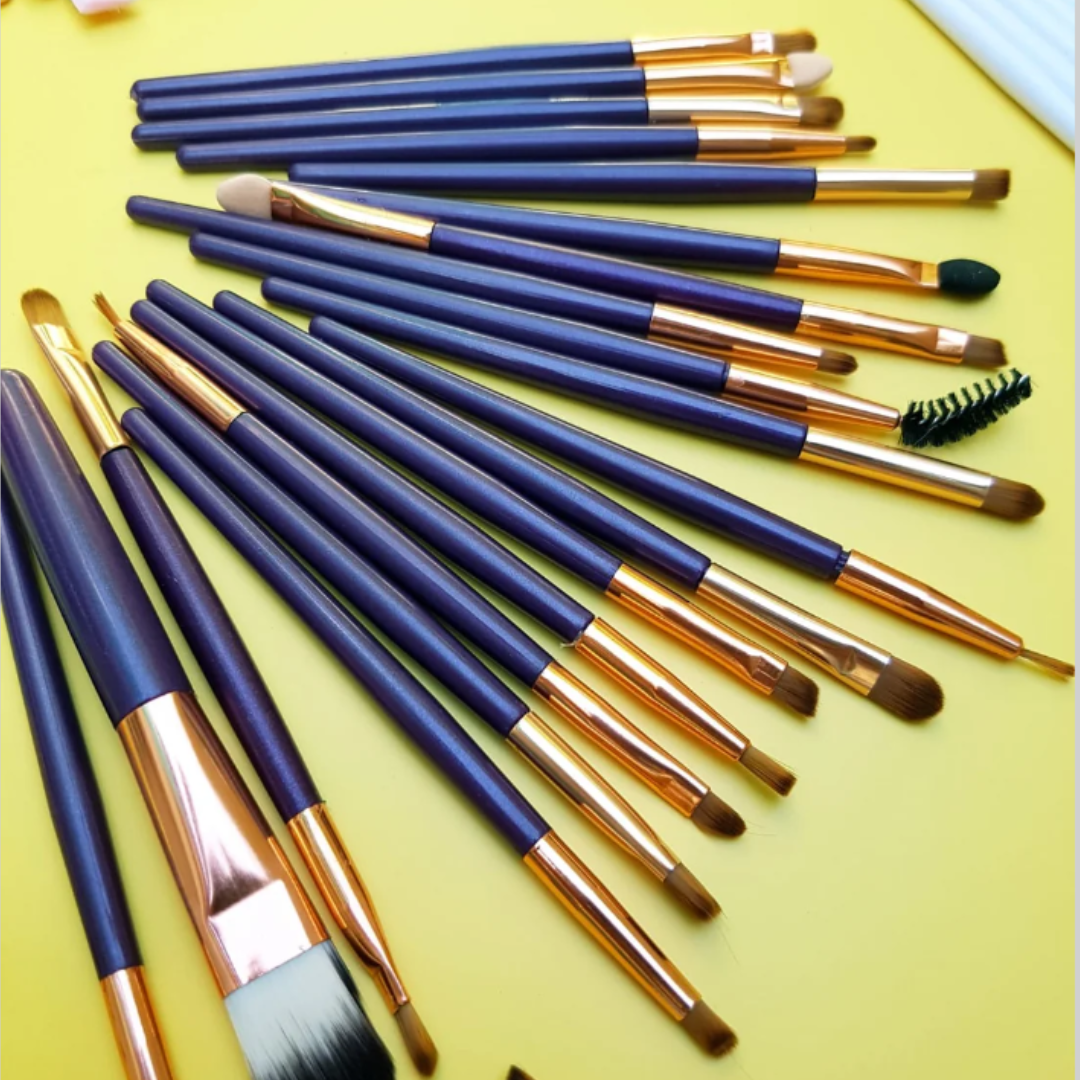 20 Pcs Eye-Makeup Brush Set