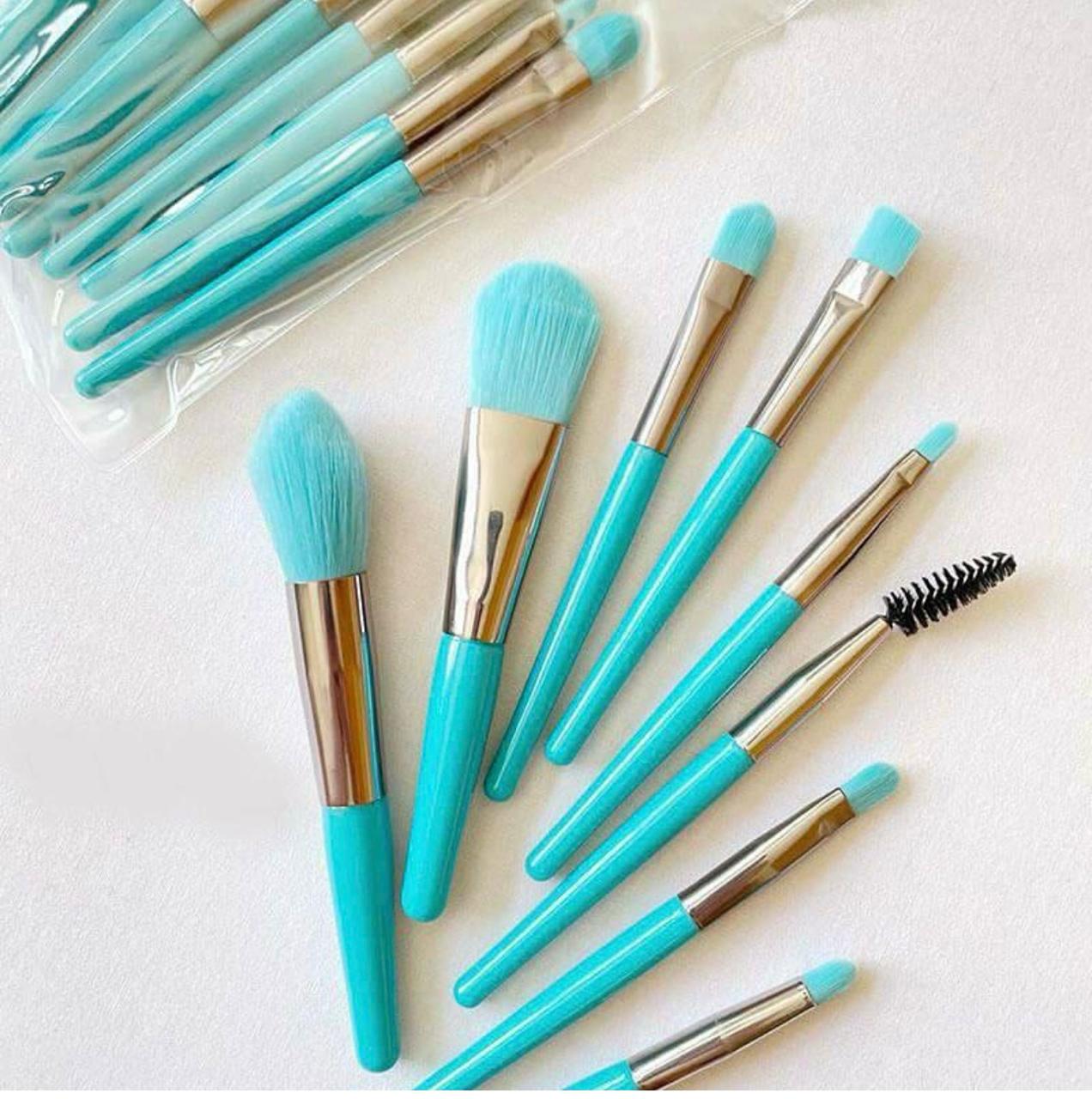 8 Pcs Pouch Brush Set