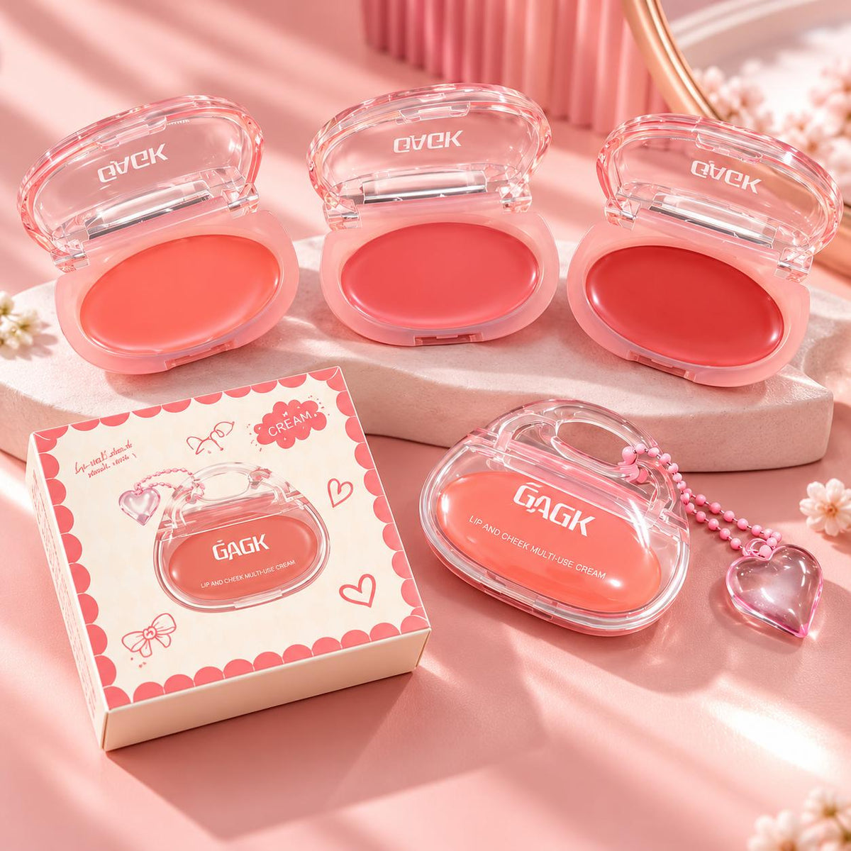 GAGK Lip and Cheek Tinted Cream – Natural Color & Everyday Glow