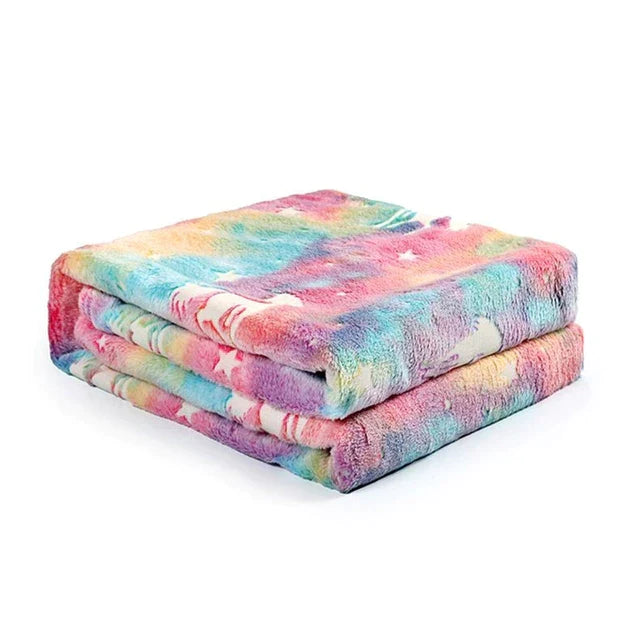 Glow Radium Fleece Baby Blanket - Glow in The Dark Baby Blanket