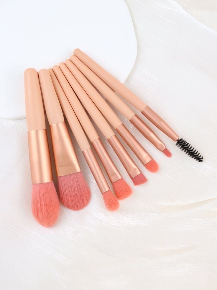 8 Pcs Pouch Brush Set