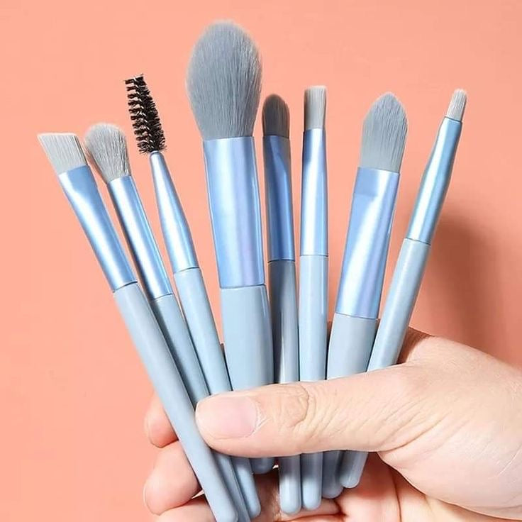 8 Pcs Pouch Brush Set