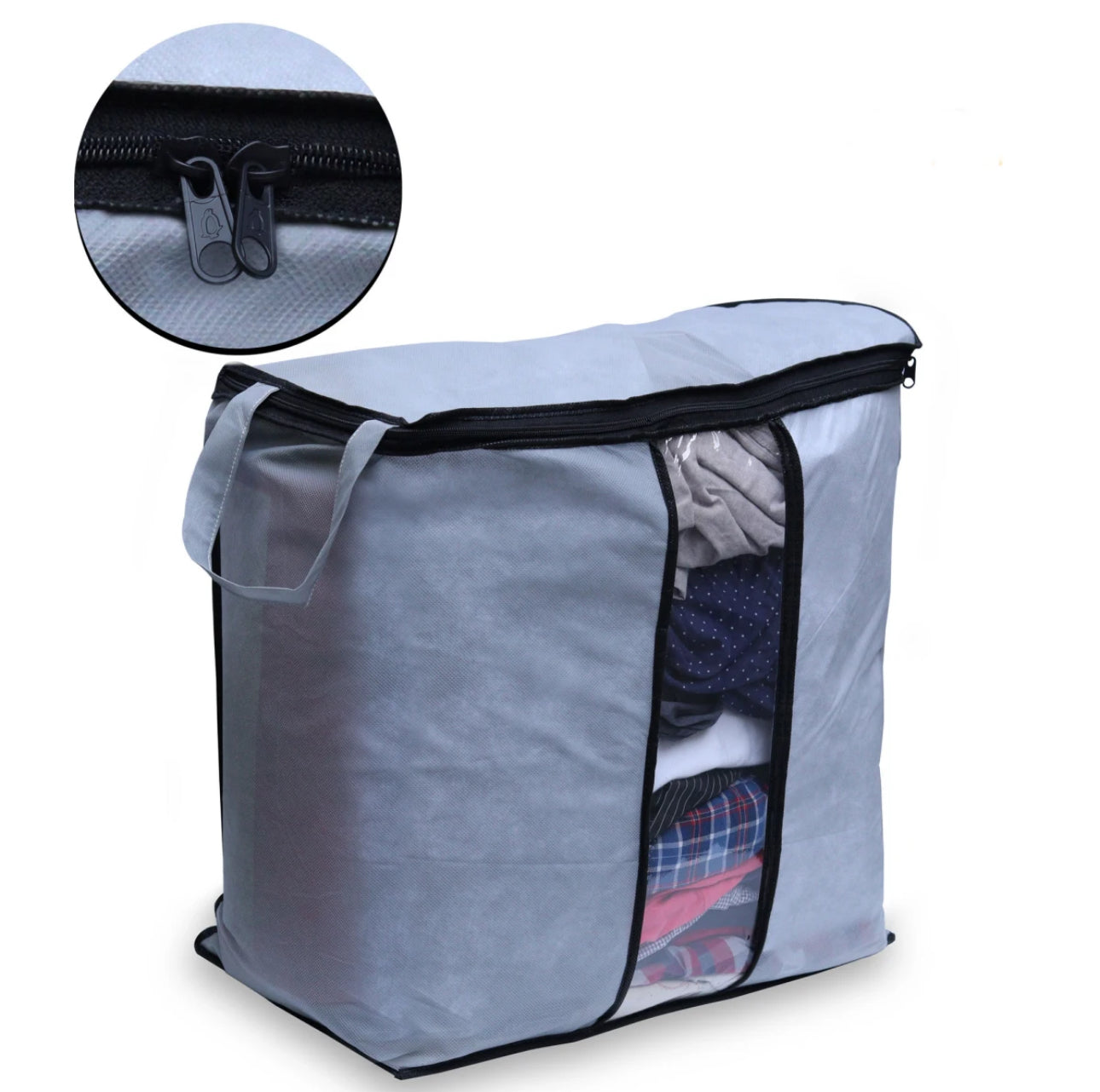 6 x Grey Foldable Cloth organizer