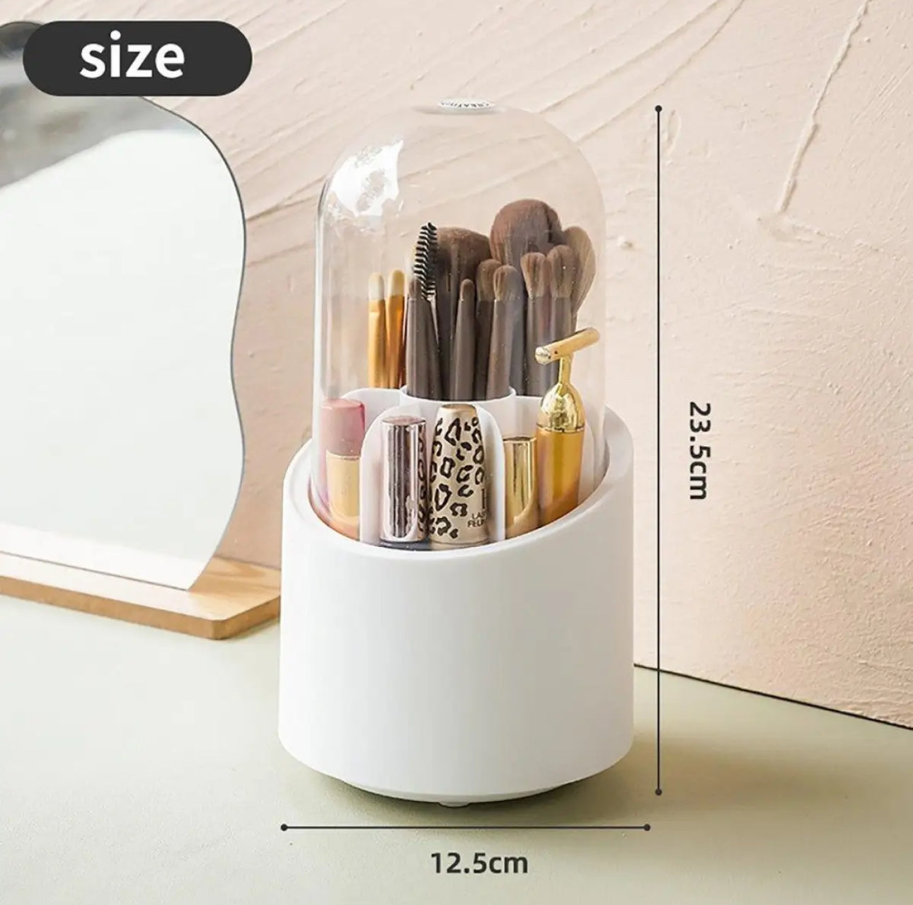 360° Rotating Brush Organizer