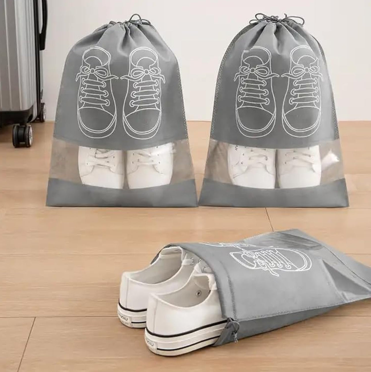 2 Pcs - Travel Shoe Bag
