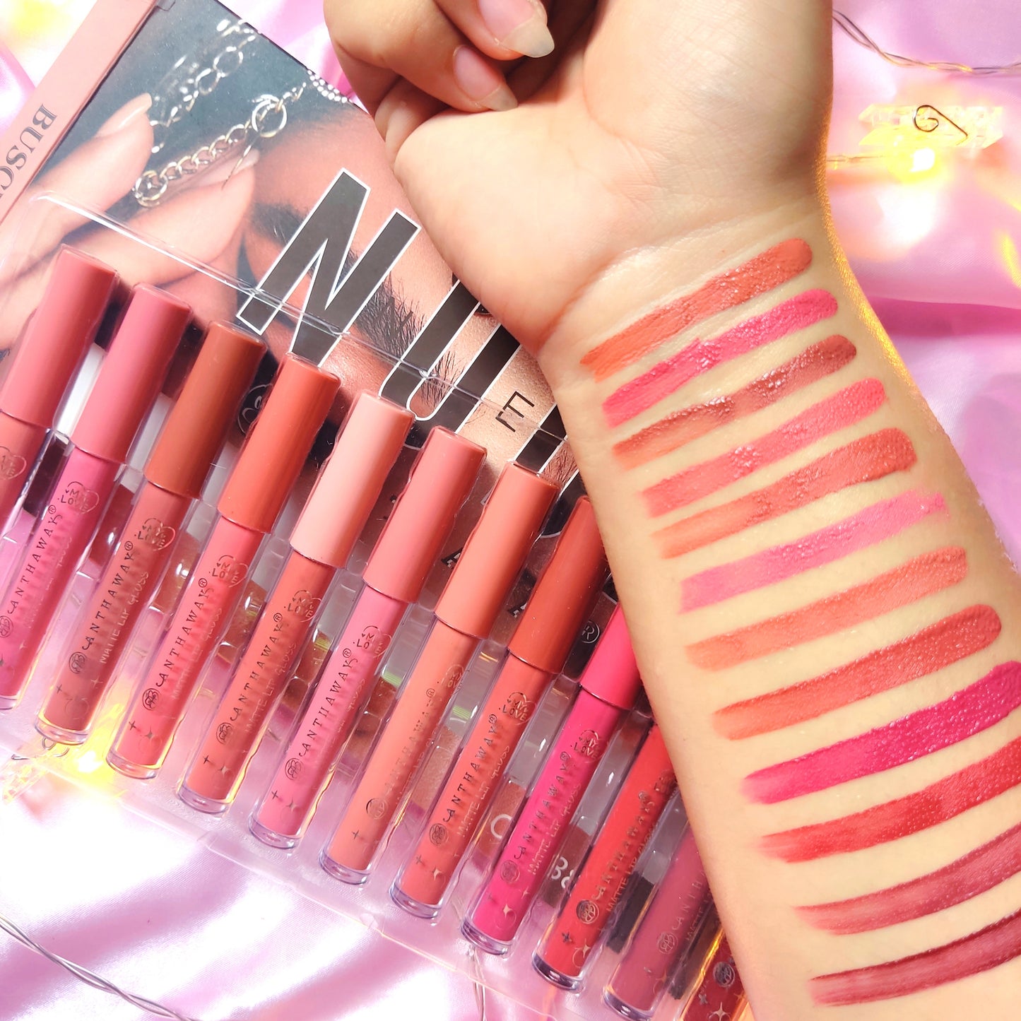 12 Pcs Nude Gloss Tray