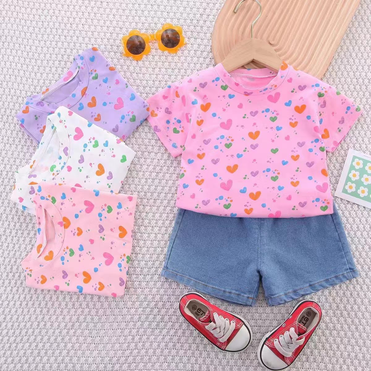 Adorable Rainbow Shirt and Trouser Set - G9
