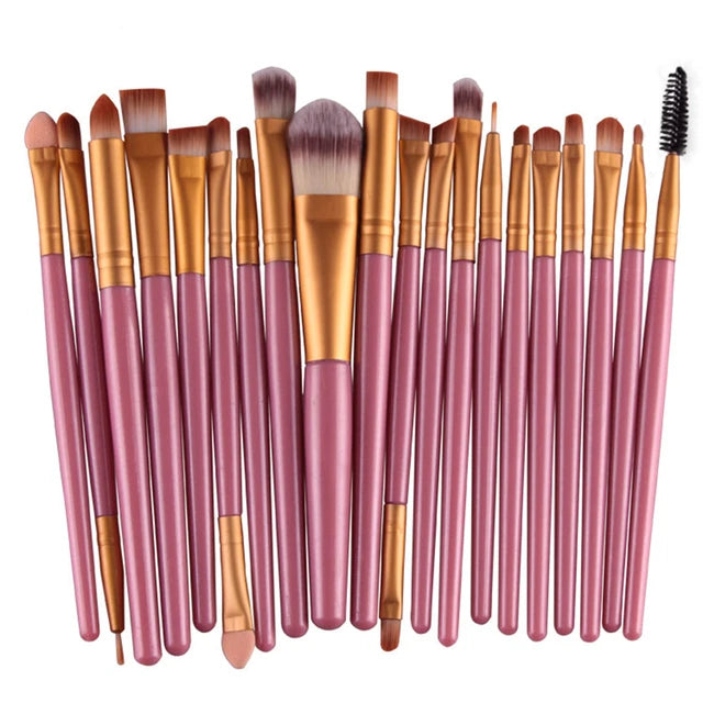 20 Pcs Eye-Makeup Brush Set