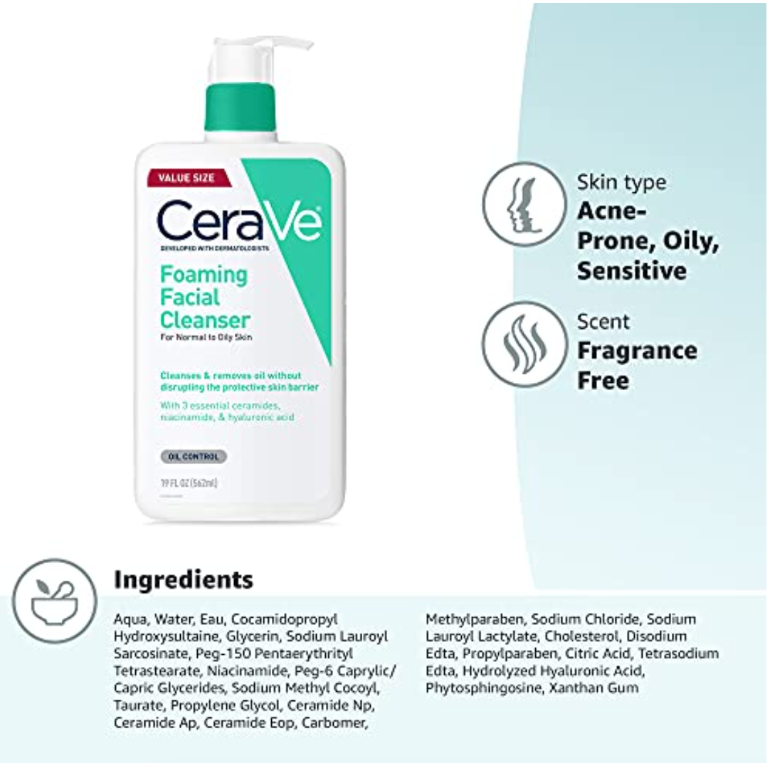 CeraVe Foaming Facial Cleanser