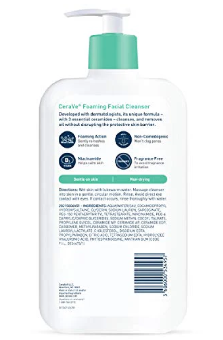 CeraVe Foaming Facial Cleanser