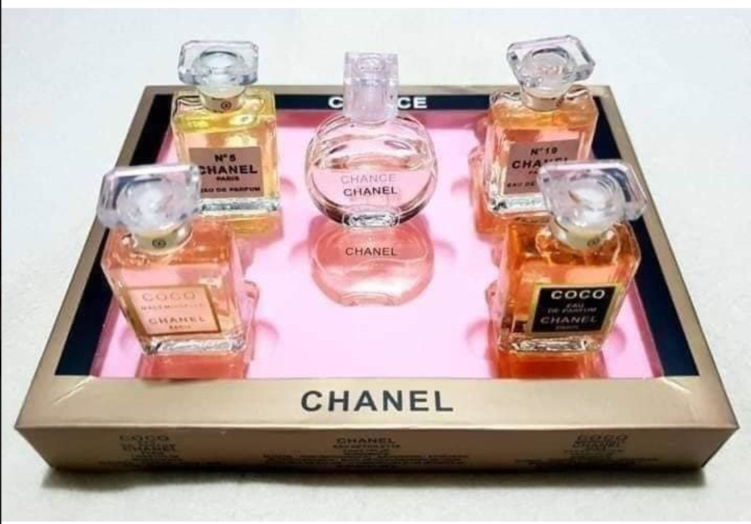 5 Pcs Perfume Set - Embrace Elegance