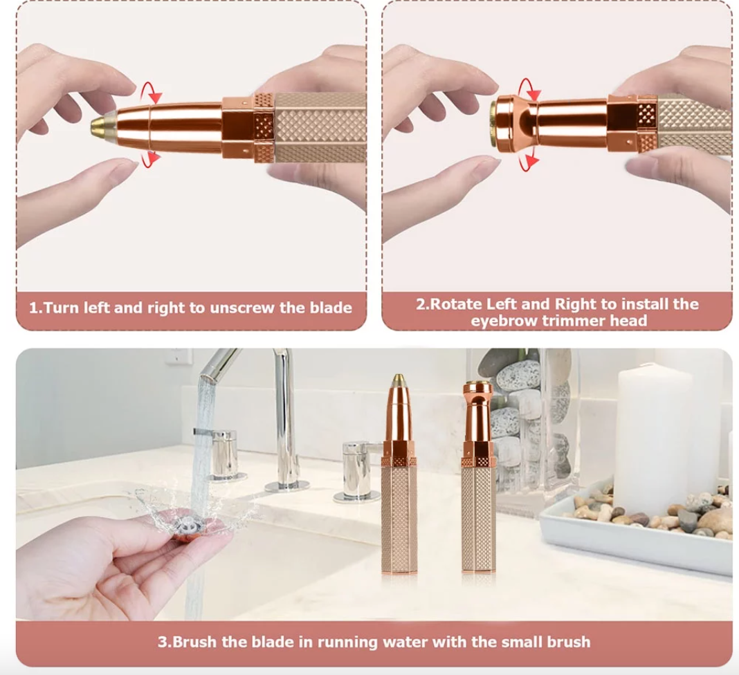 2 in 1 Face Trimmer Chargeable