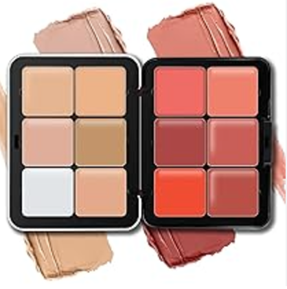 12 Color Blusher and Contour Kit