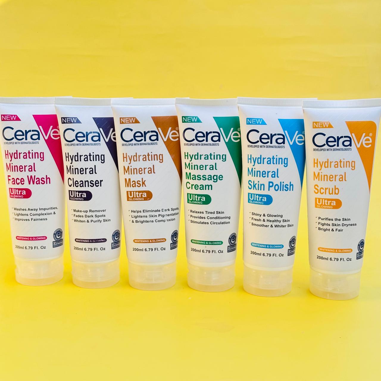 CeraVe 6 Pcs Facial Tubes