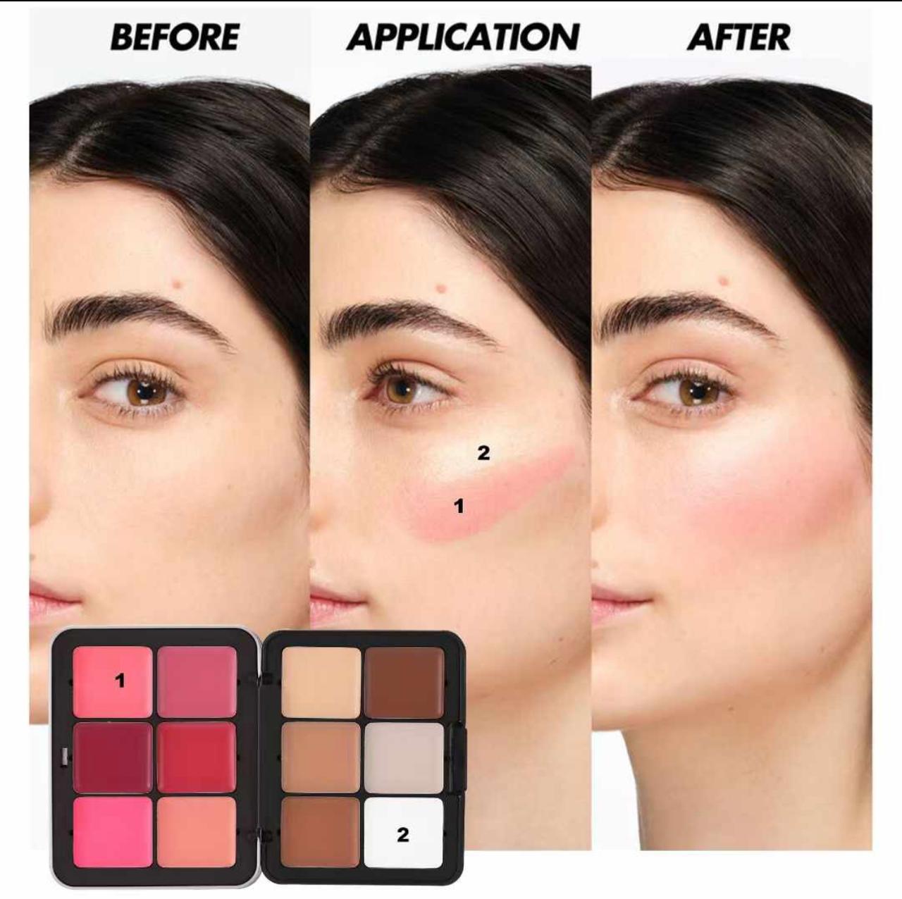 12 Color Blusher and Contour Kit