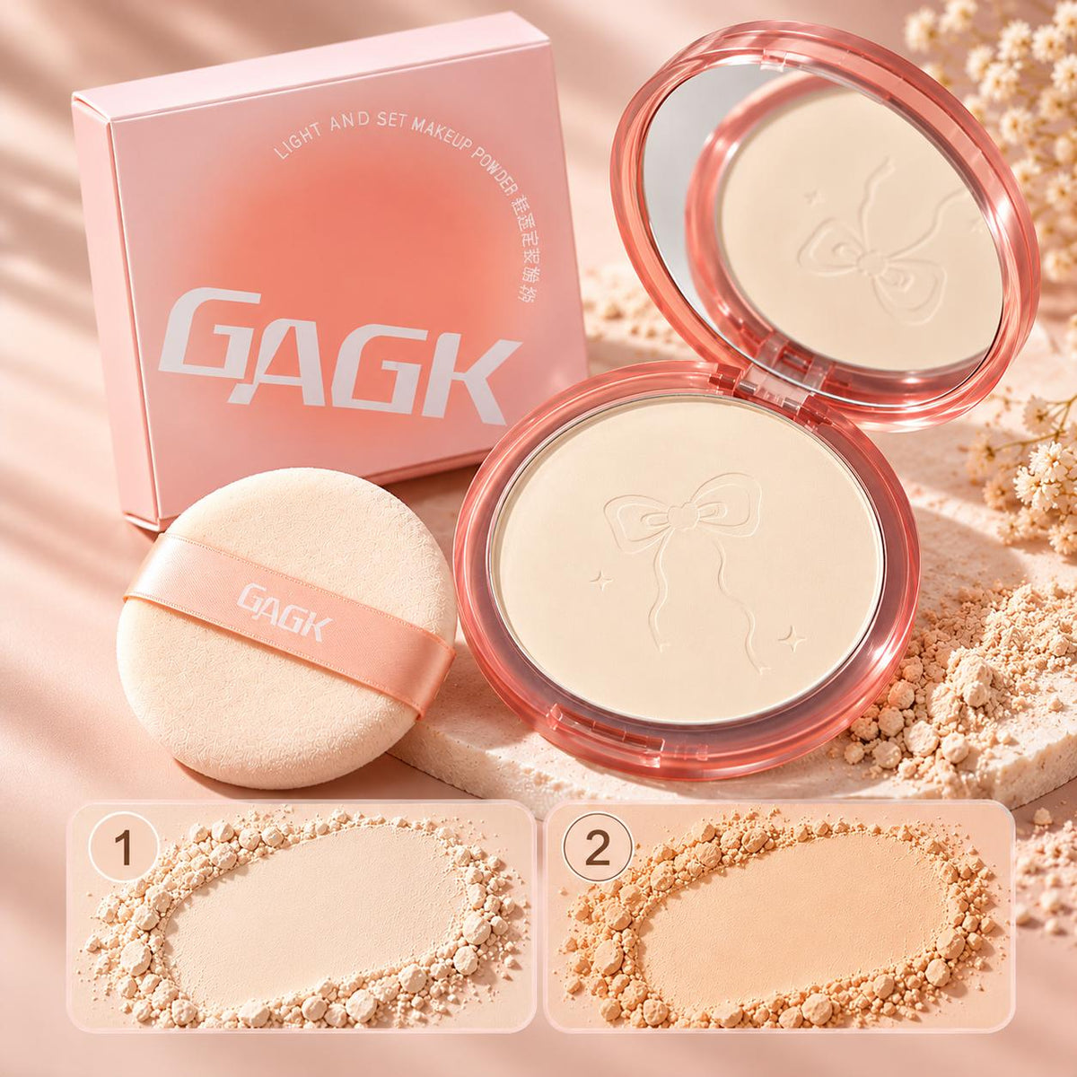 GAGK Makeup Powder – Smooth & Flawless Makeup Finish