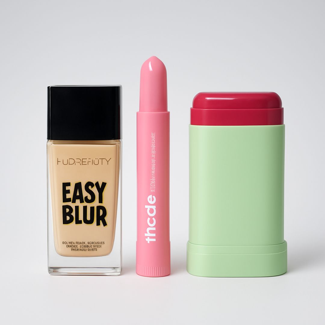 Beauty Combo: Easy Blur Foundation + Rhod Liptide + Pix i Blush Stick