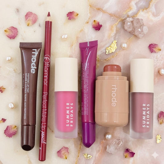Lip Beauty Deal – Rhode Gloss + Blush Stick + Lip Pencil + Summer Fridays Gloss
