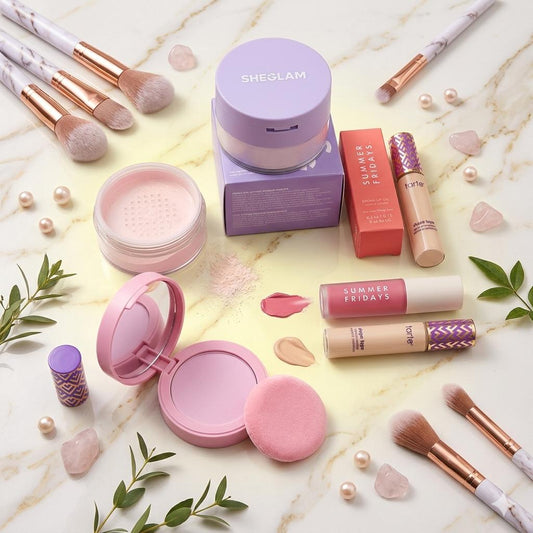 Premium Deal - S.G Setting Loose & Compres Powder + Tarte Concelor + Summer Friday Gloss