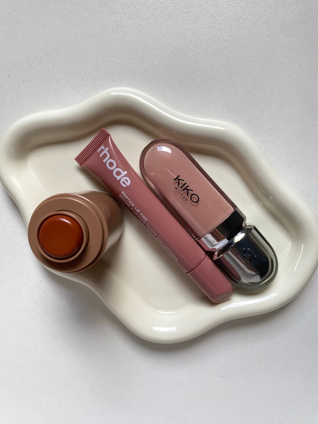 Rhode Blush + Rhode Gloss + KIKO Gloss – 3 Item Beauty Deal