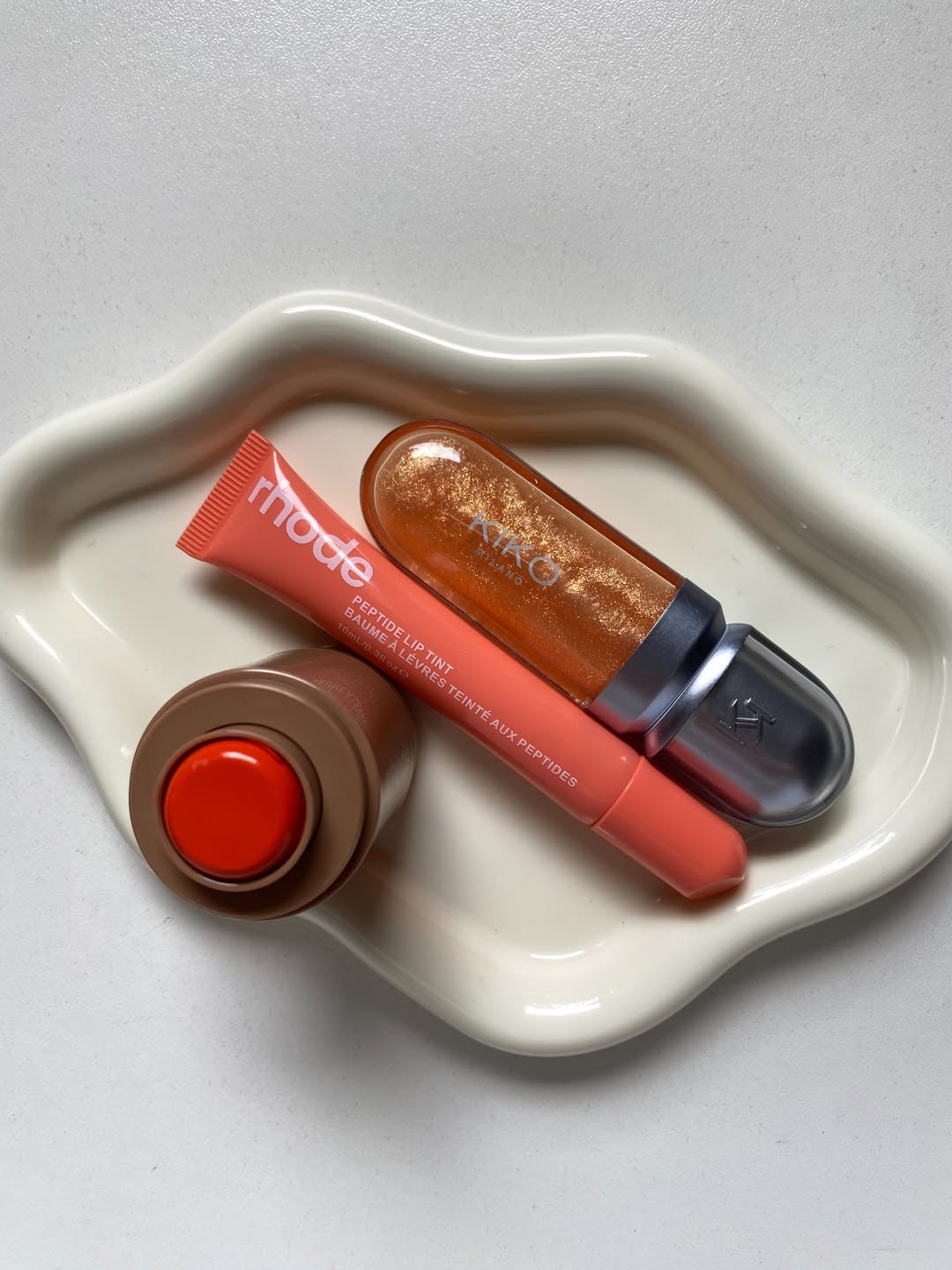 Rhode Blush + Rhode Gloss + KIKO Gloss – 3 Item Beauty Deal
