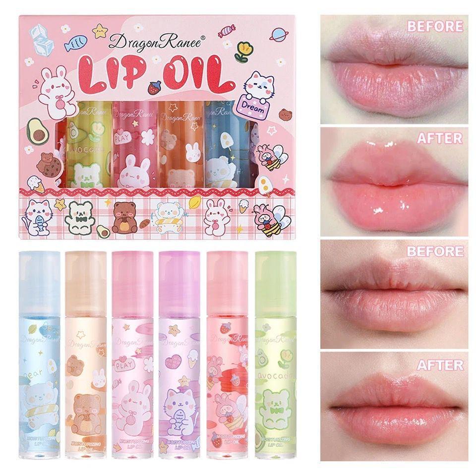 Dragon Renee 6 Pcs Lip Oil Set