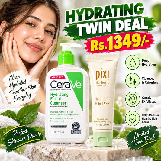 Hydrating Twin Deal – CeraVe Cleanser & PIXI Hydrating Peel