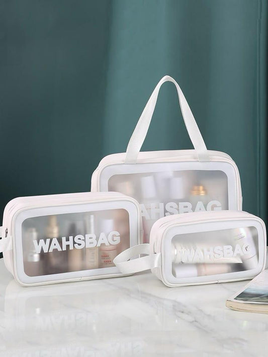 3 Pcs Washbag Makeup Organizer