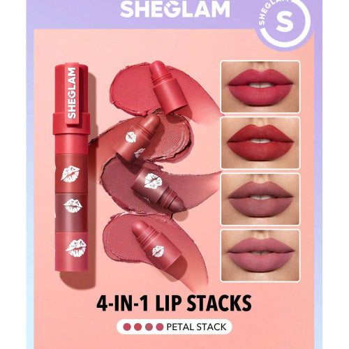 SheGlam 4 in 1 Lipstick Set