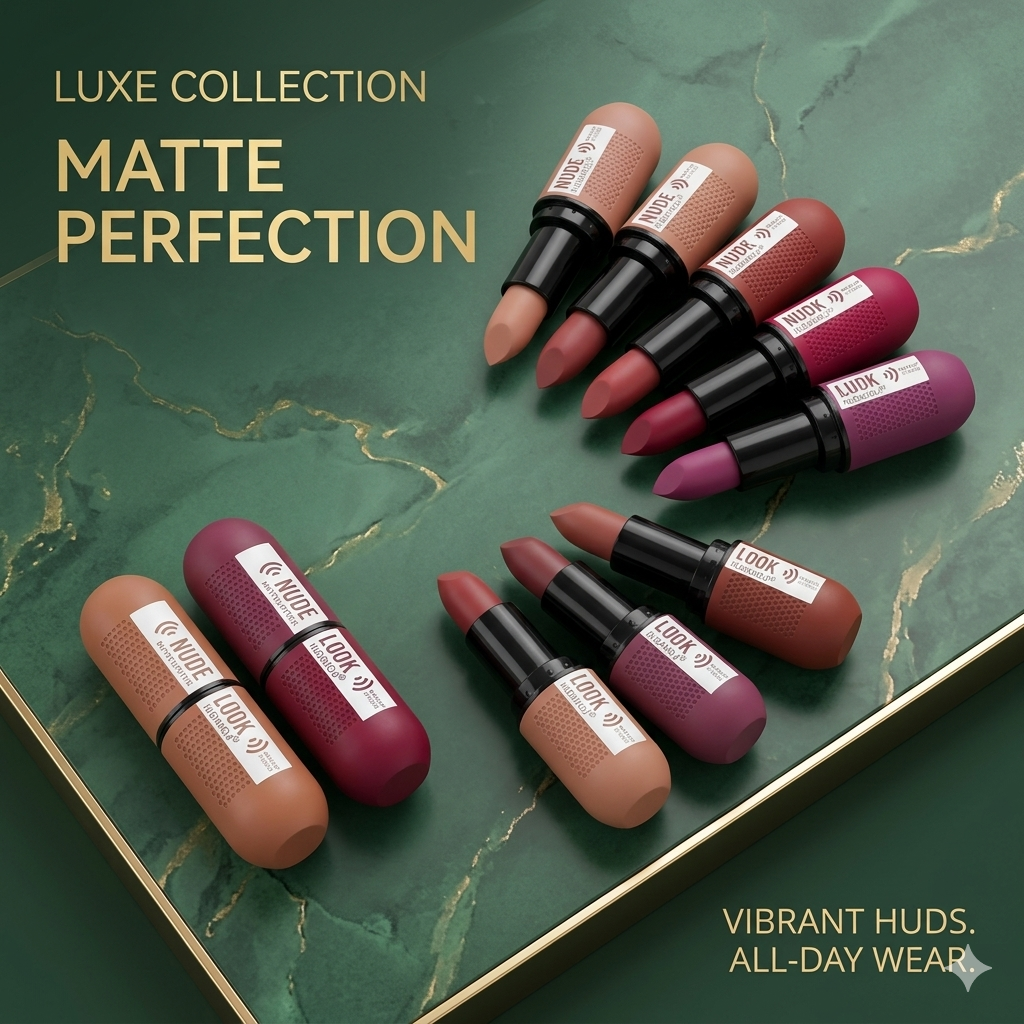 Hudamoji 5 Pcs Lipstick Set