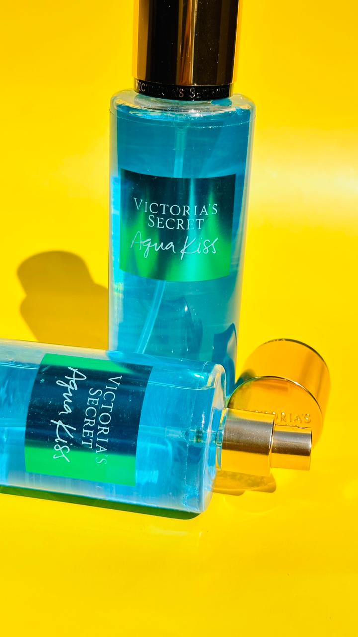 Perfume Victoria Secret Aqua Kiss Shimmer Review Mist Aqua