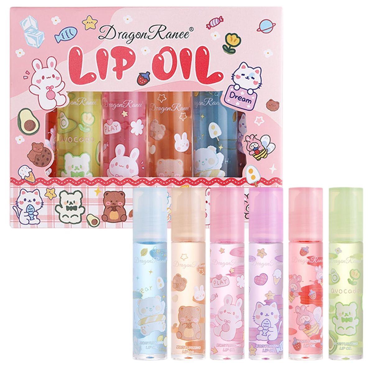 Dragon Renee 6 Pcs Lip Oil Set