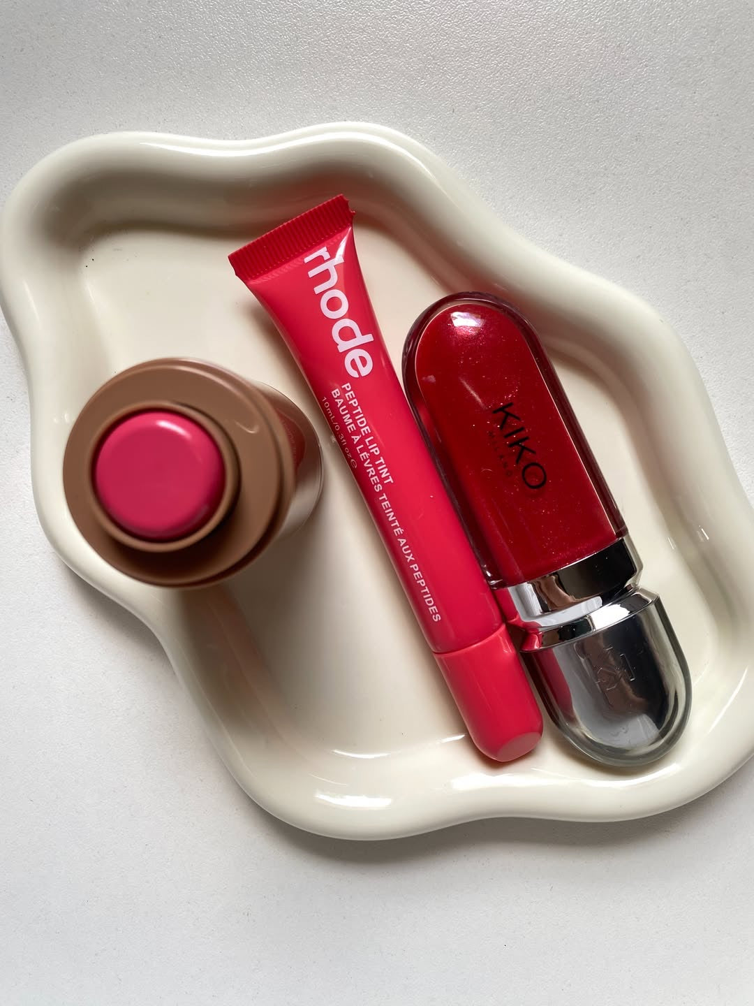 Rhode Blush + Rhode Gloss + KIKO Gloss – 3 Item Beauty Deal