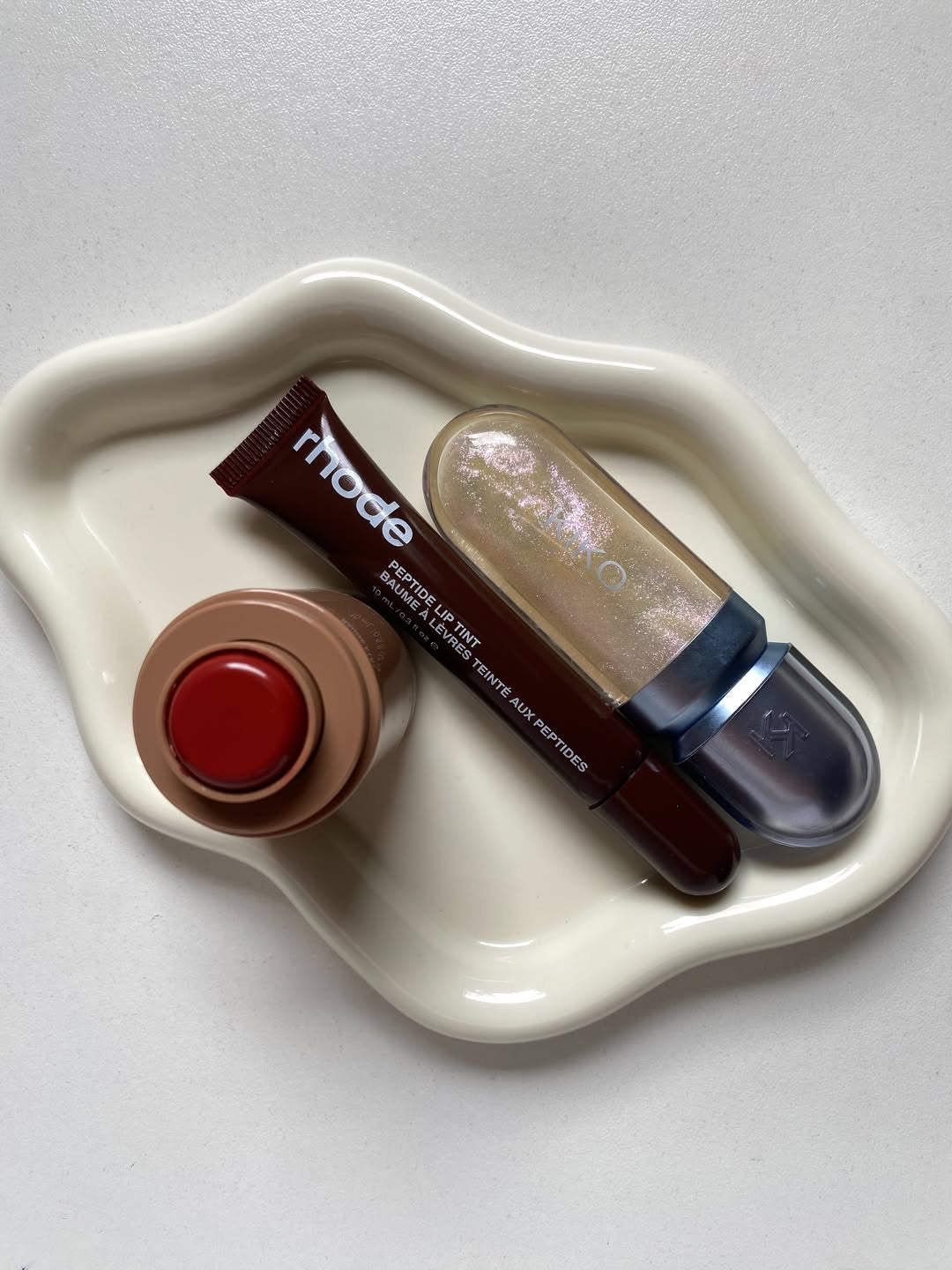 Rhode Blush + Rhode Gloss + KIKO Gloss – 3 Item Beauty Deal