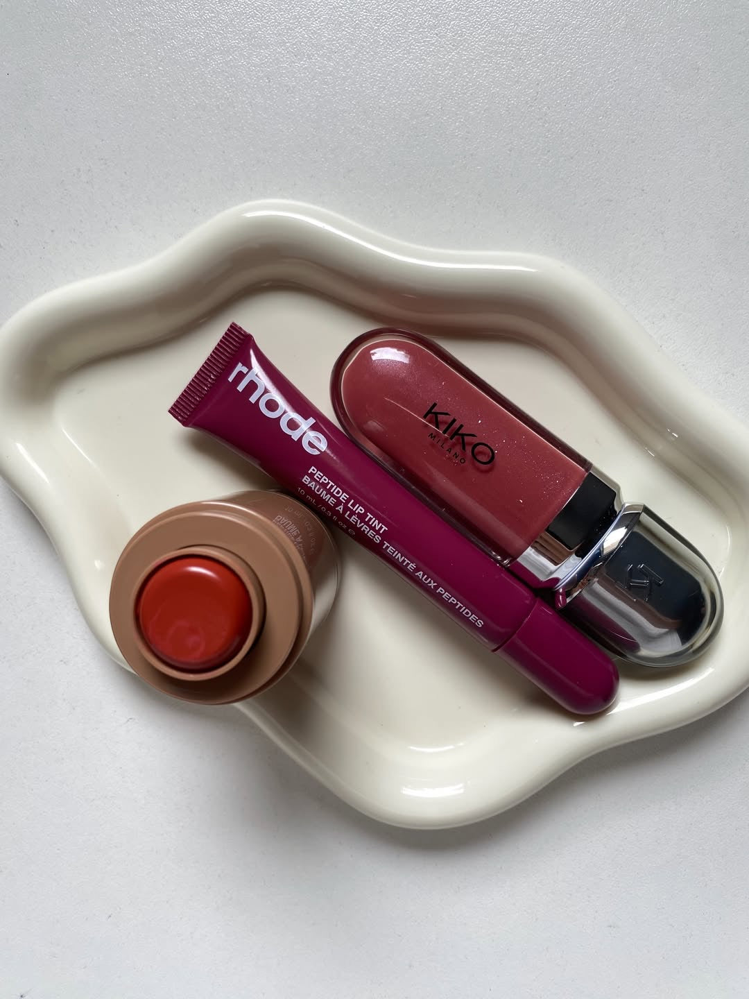 Rhode Blush + Rhode Gloss + KIKO Gloss – 3 Item Beauty Deal