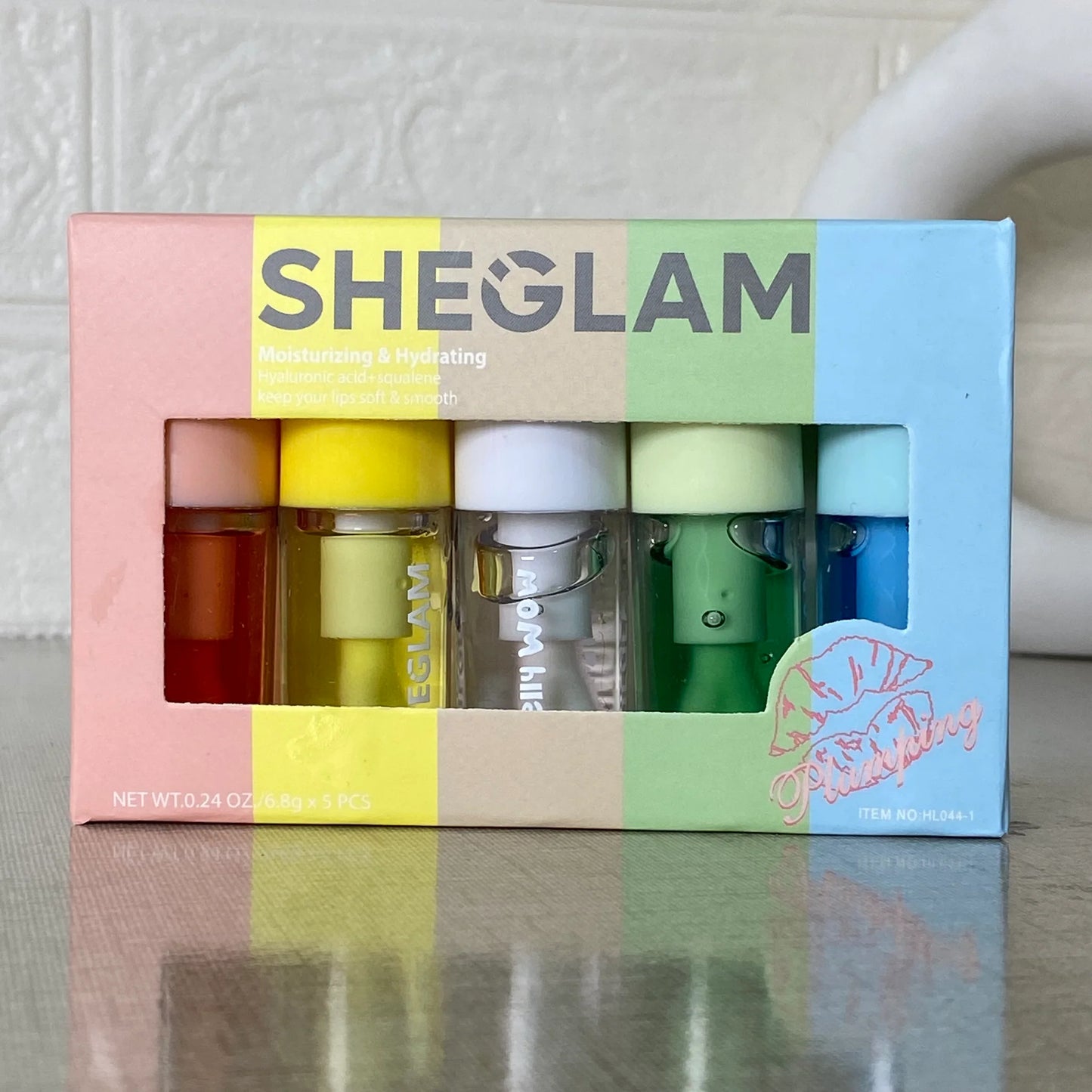 SheGlam Transparent Lip Gloss (Set of 5)