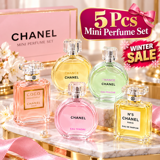 5 Pcs  Mini Perfume Set - Embrace Elegance