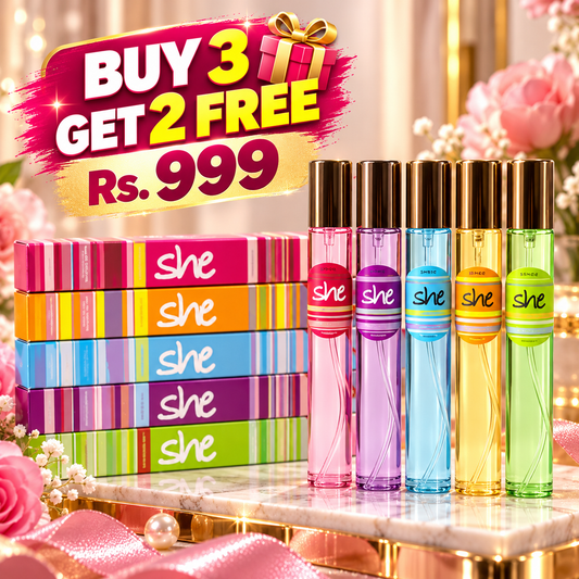Set of 5 SHE Pen Perfume (Buy 3 Get 2 Free)