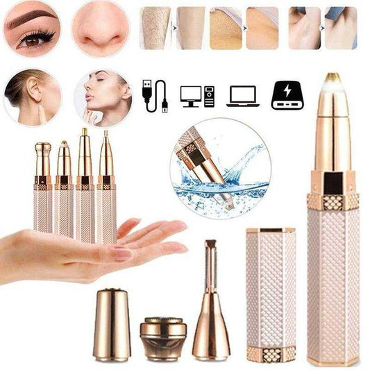 4 in 1 Chargeable Hair Remover & Eyebrow Trimmer