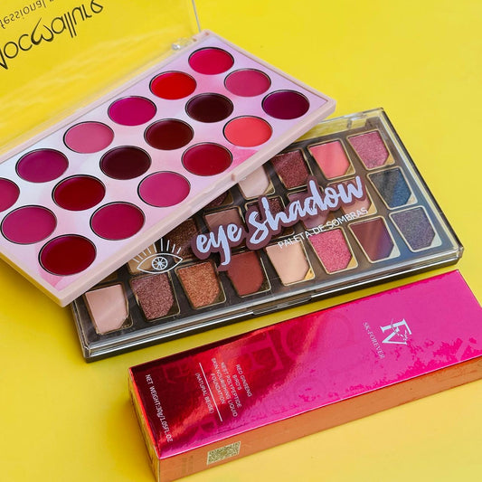 Beauty Deal - Mocullar Lip Kit, Mocullar Eye Kit, and FV Cream