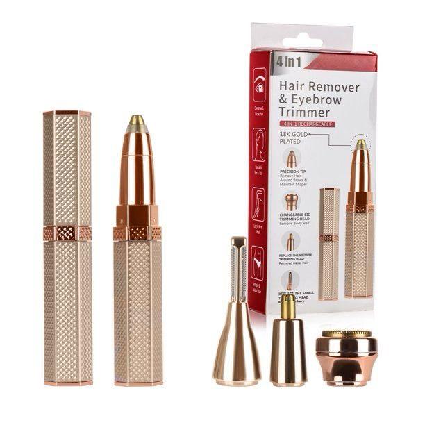 4 in 1 Chargeable Hair Remover & Eyebrow Trimmer