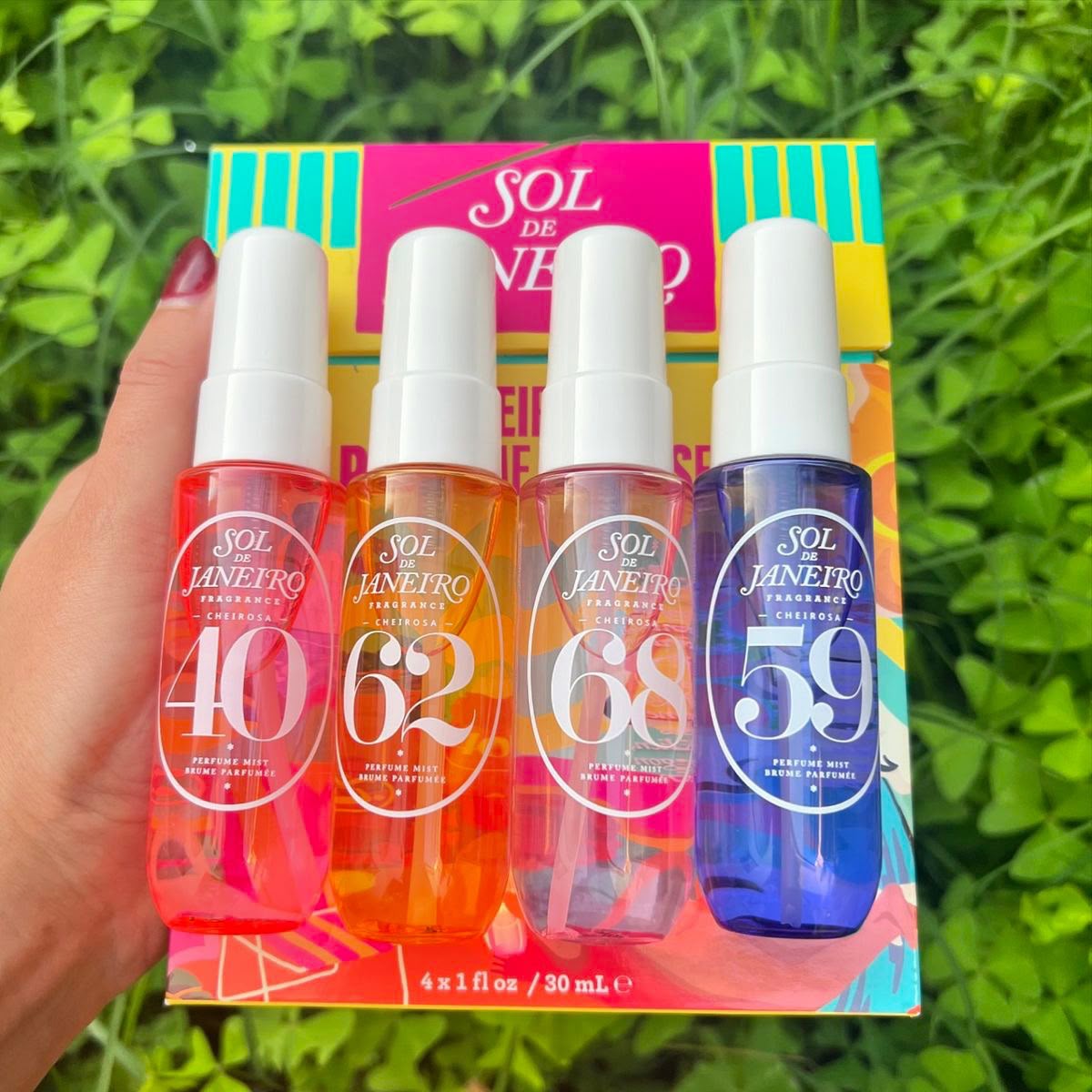 4 Pcs Spray Mist Gift Set – Refreshing Fragrance Collection