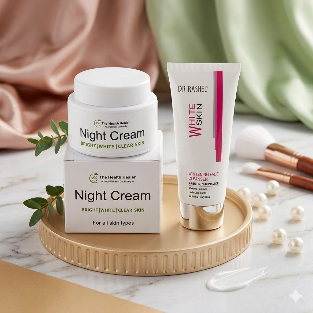 Dr Rashel Cleanser + Night Cream Deal – ElegancyOnline